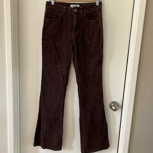 RSQ brown corduroy flare jeans size 27
